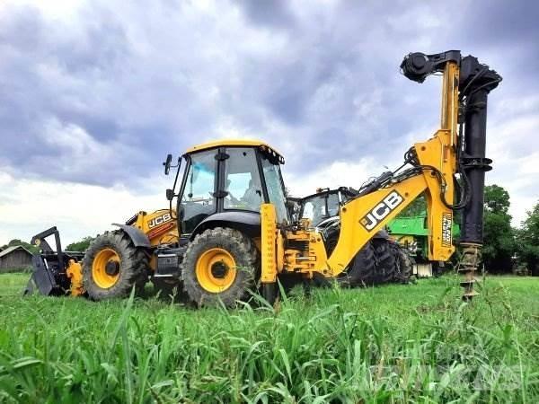 JCB 4CX +Piling Master Экскаваторы-погрузчики