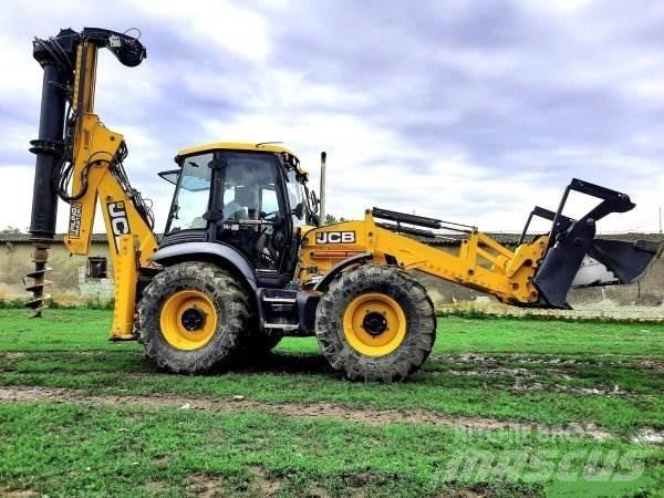 JCB 4CX +Piling Master Экскаваторы-погрузчики