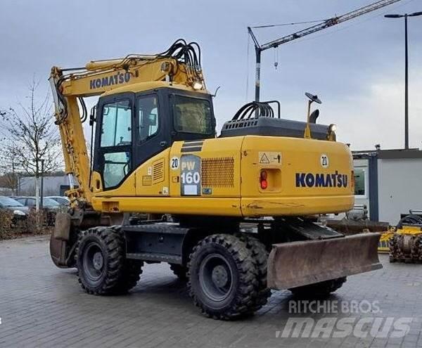 Komatsu PW 160-7E0 Колёсные экскаваторы
