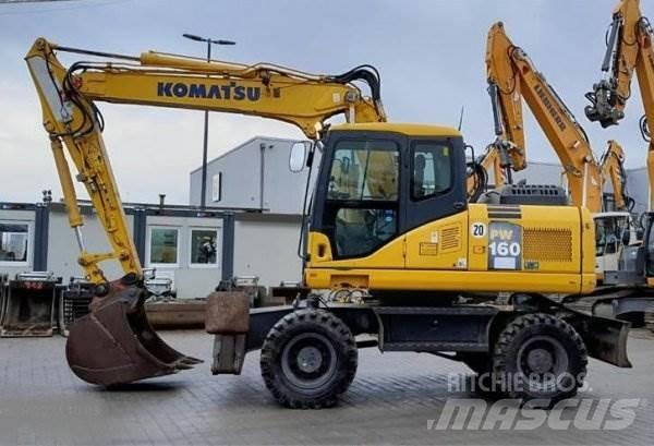 Komatsu PW 160-7E0 Колёсные экскаваторы