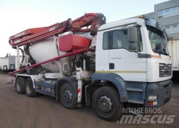 MAN TGA 35.410 +Sermac Бетононасосы