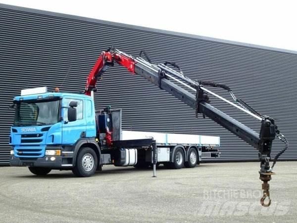 Scania P320 + Effer Автомобильные краны
