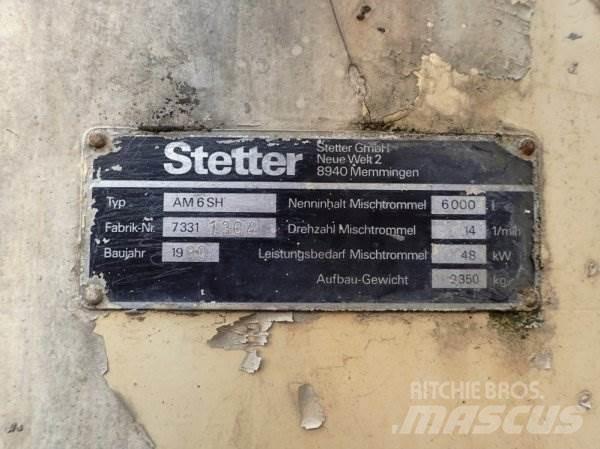 Stetter AM 6 SH Автобетоносмесители