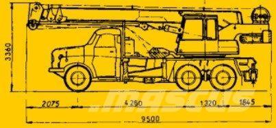 Tatra 148 +ČKD - AD 20 Автомобильные краны