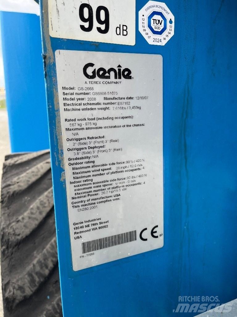 Genie GS 2668 RT Ножничные подъемники