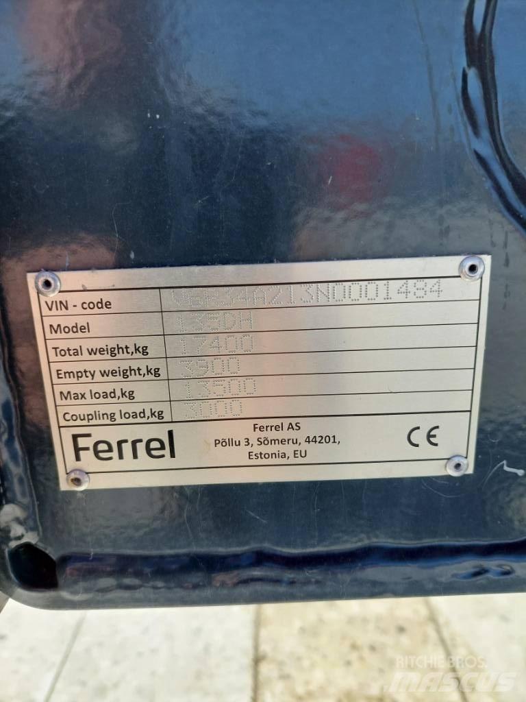 Ferrel 135 DH Тракторные самосвальные прицепы