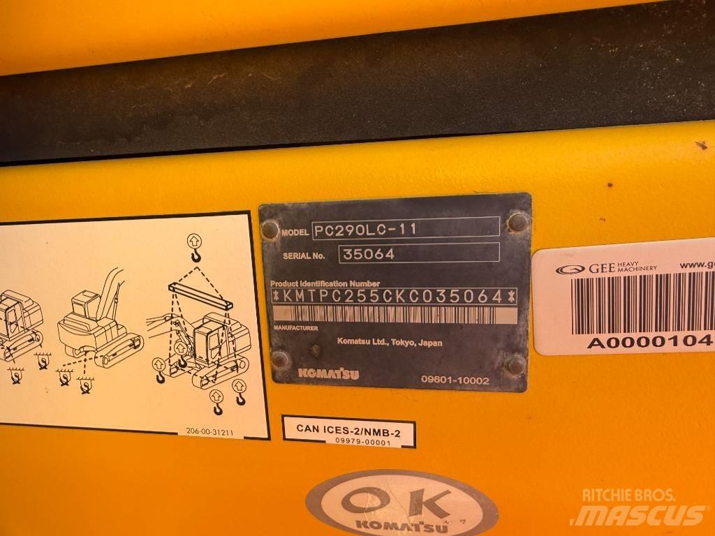 Komatsu PC290LC-11 Гусеничные экскаваторы