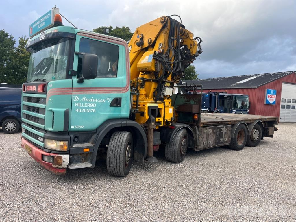 Scania 124 G 420 Автомобильные краны