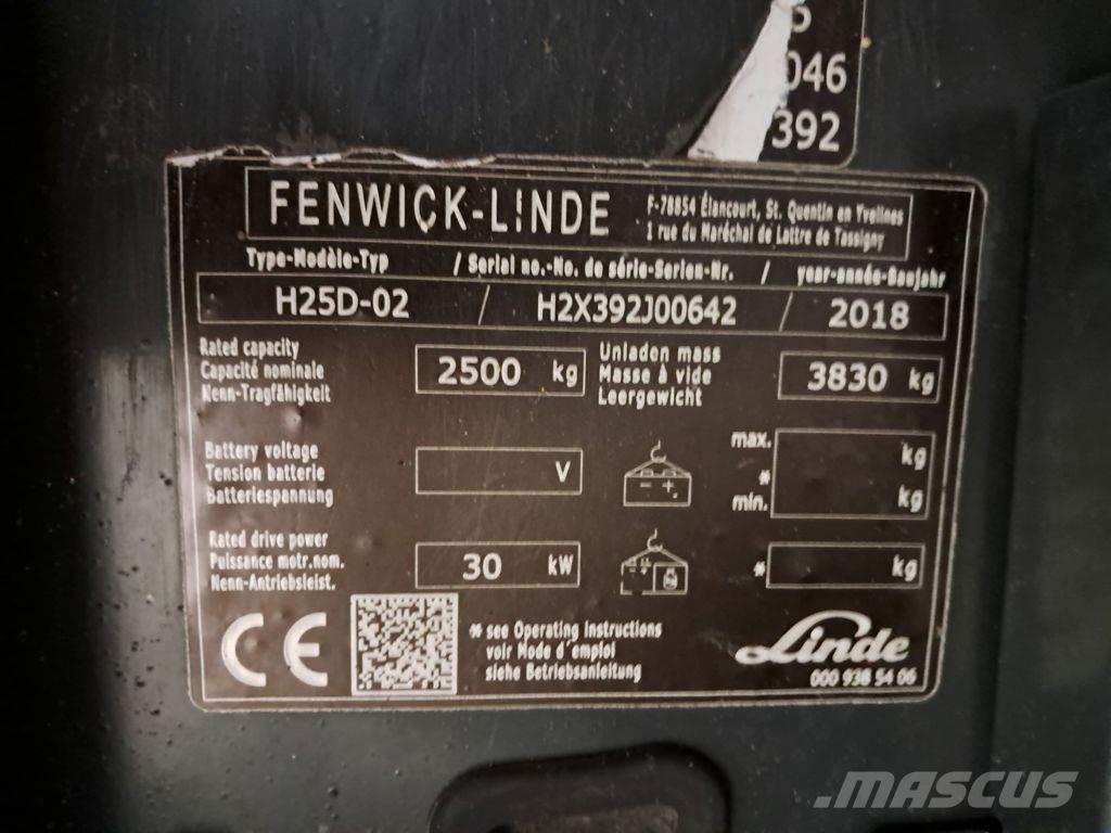 Linde H25D-02 Дизельные погрузчики