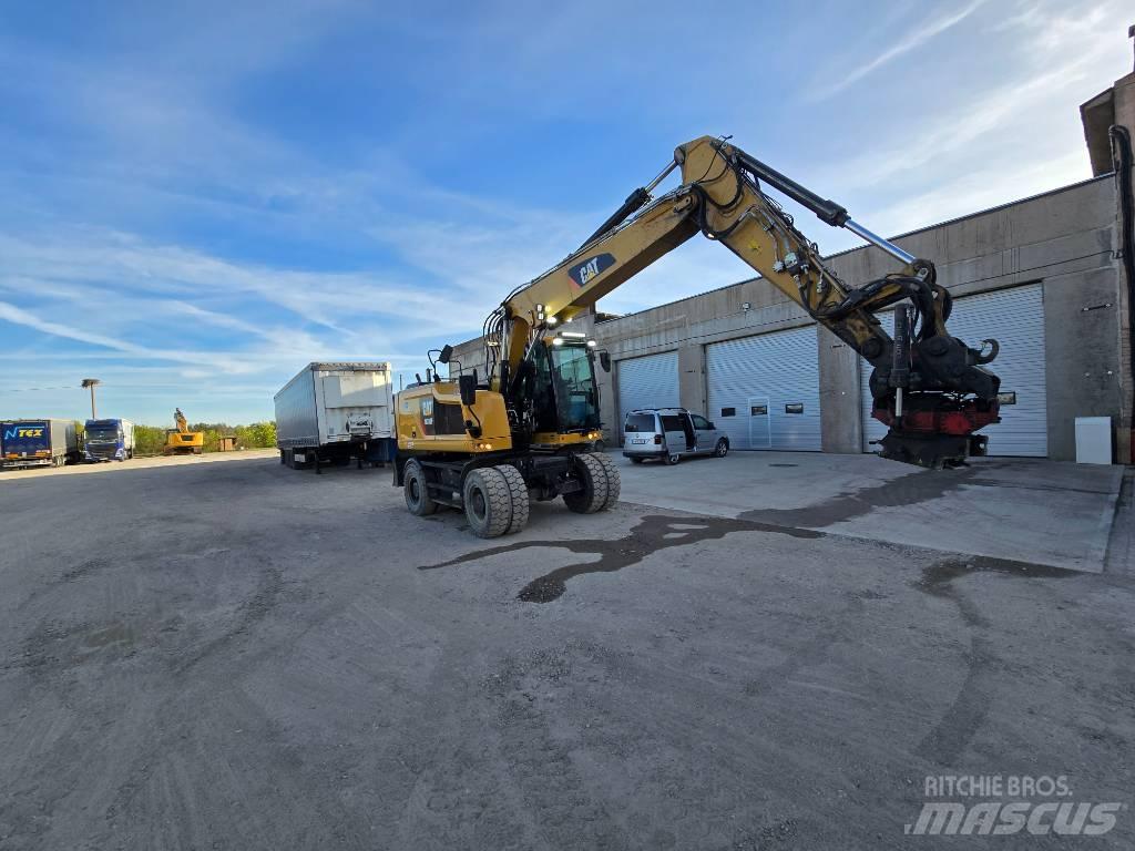 CAT 318 Колёсные экскаваторы