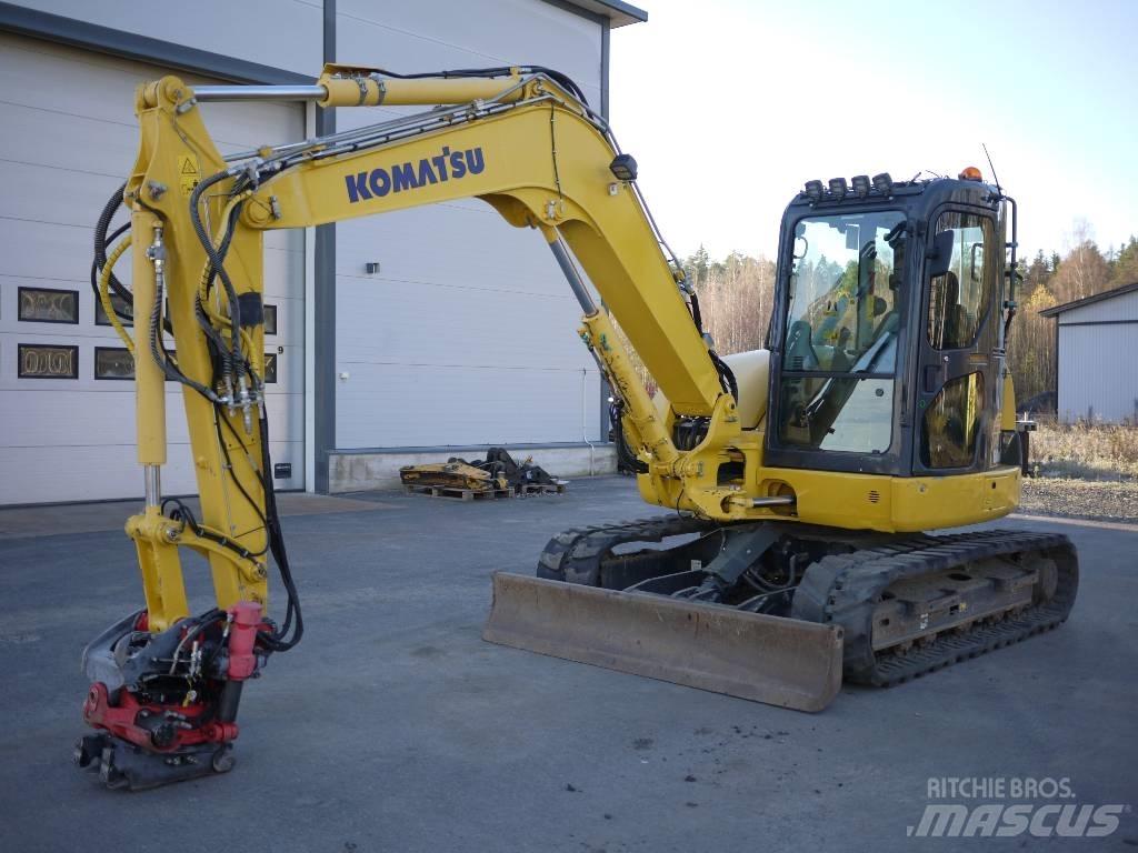 Komatsu PC 80 MR-3 Малые экскаваторы 7т-12т