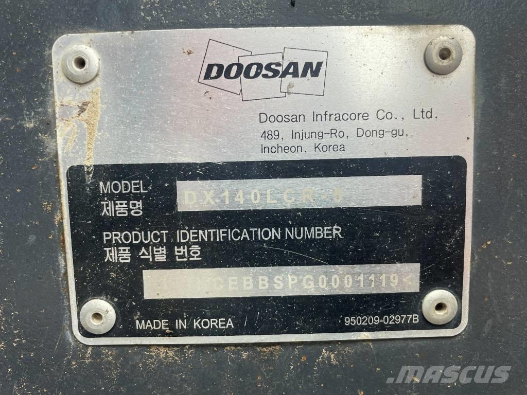 Doosan DX 140 LCR Гусеничные экскаваторы