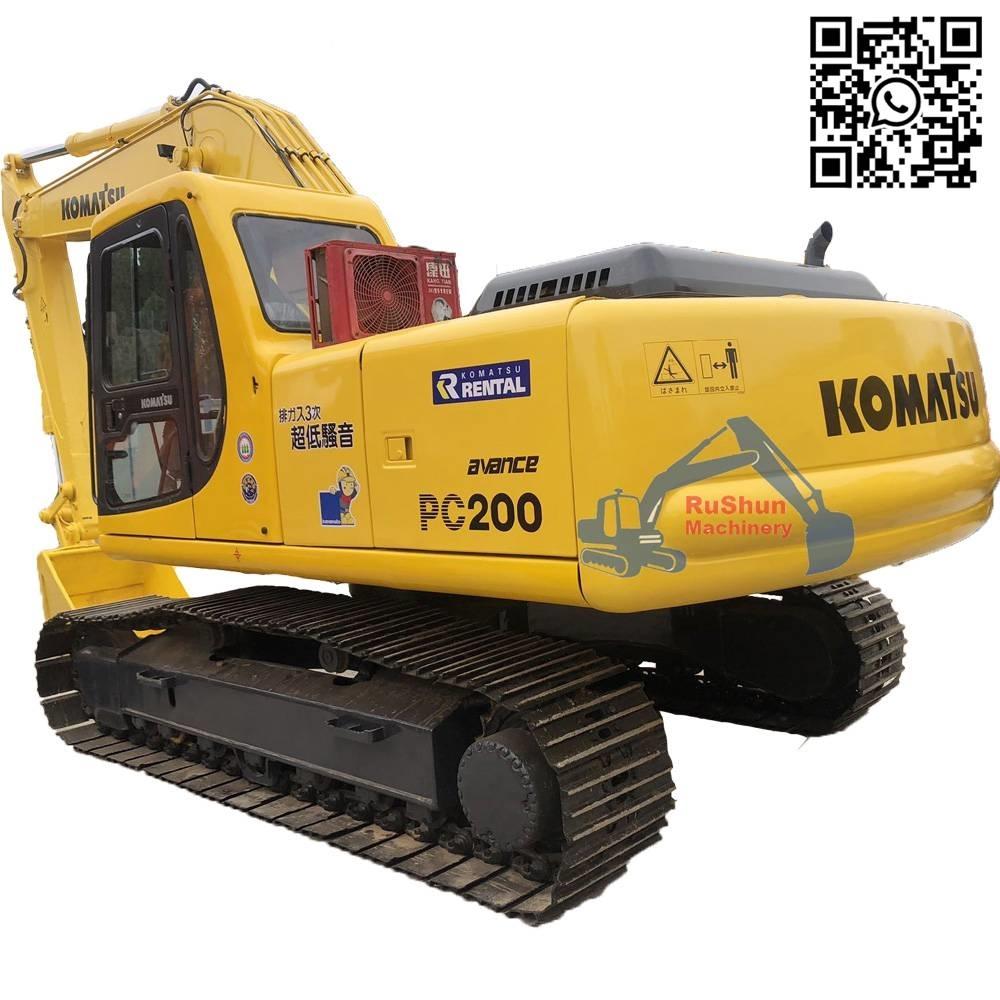 Komatsu PC200-6 Малые экскаваторы 7т-12т