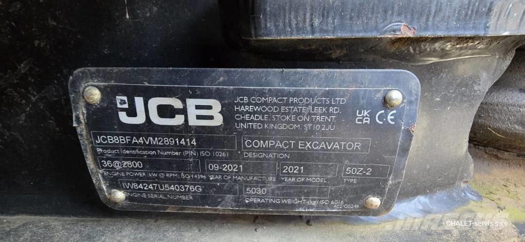 JCB 50 Z-2 Мини-экскаваторы