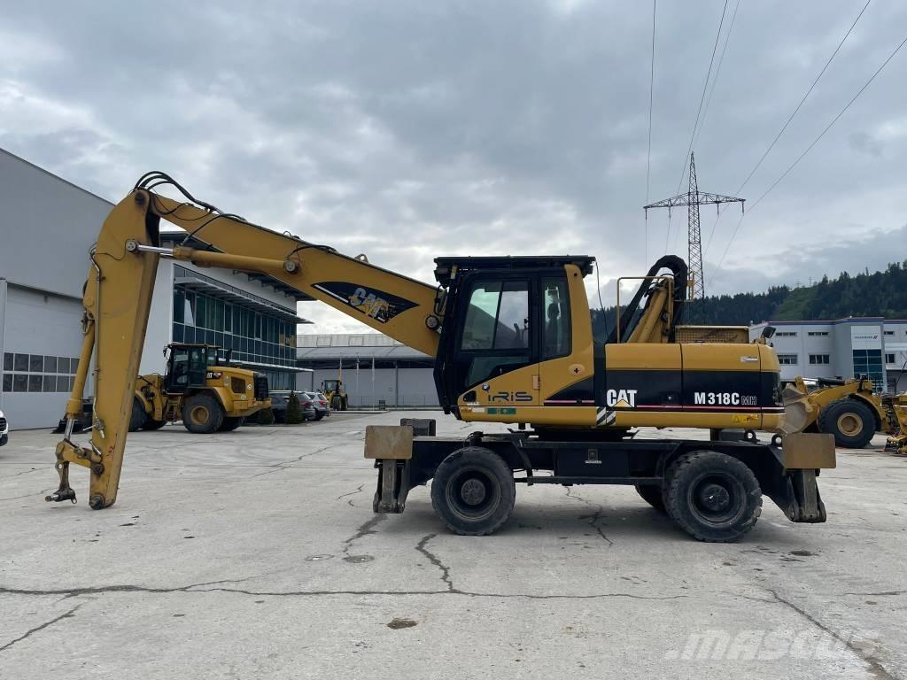 CAT M 318 C MH Перегружатели металлолома/промышленные погрузчики