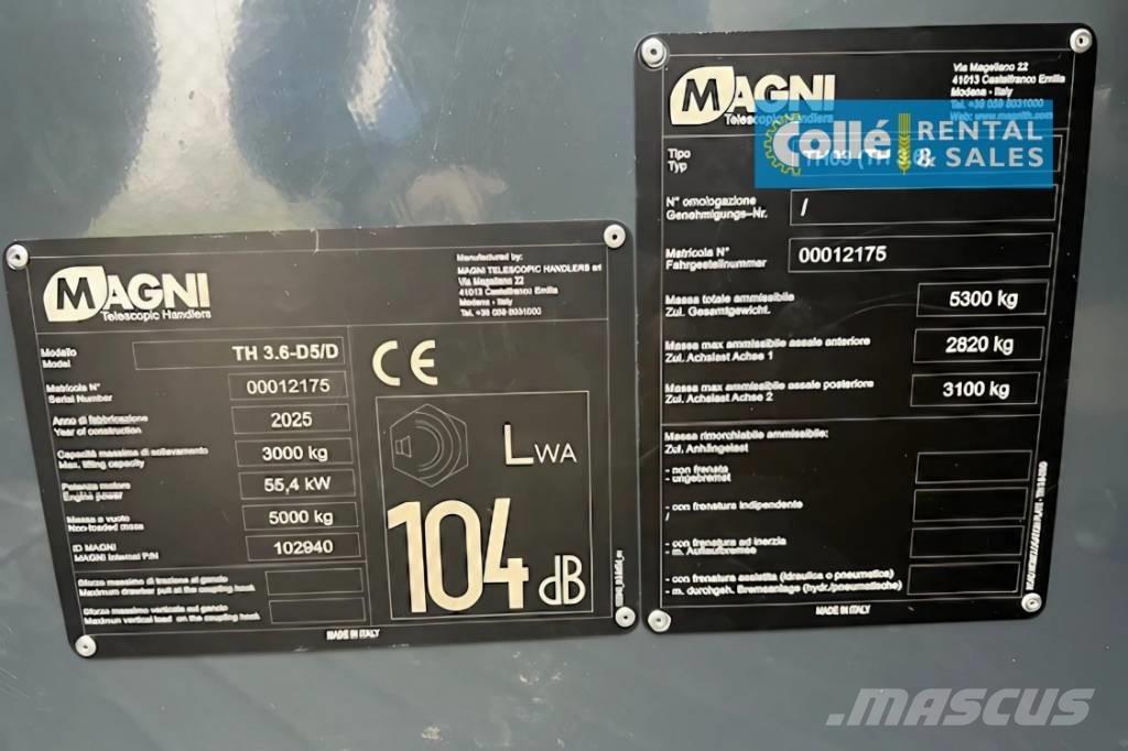 Magni TH 3.6 | 2025 Телескопические погрузчики