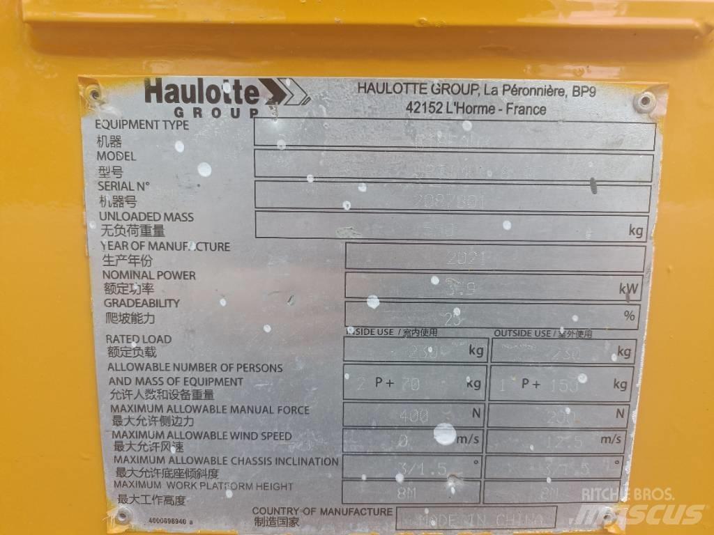 Haulotte OPTIMUM 8 Ножничные подъемники