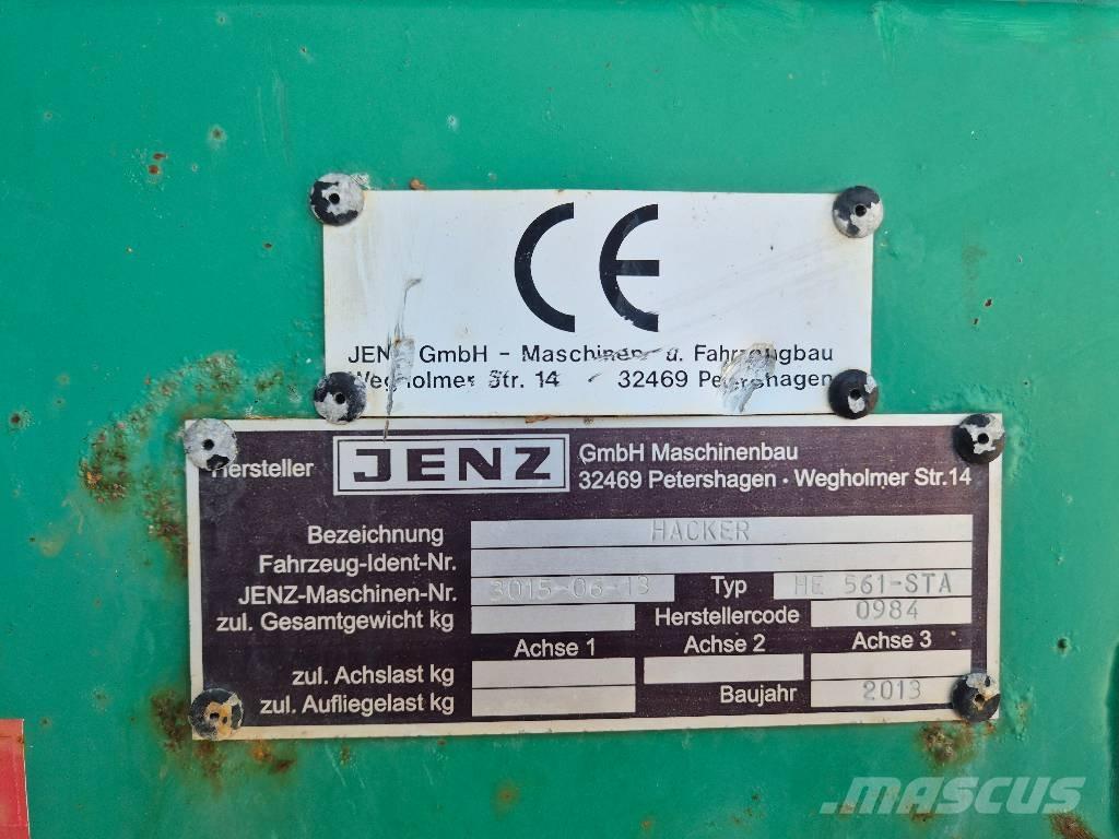 JENZ HE561STA Дробилки древесины