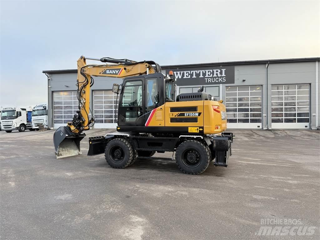 Sany SY155W Колёсные экскаваторы