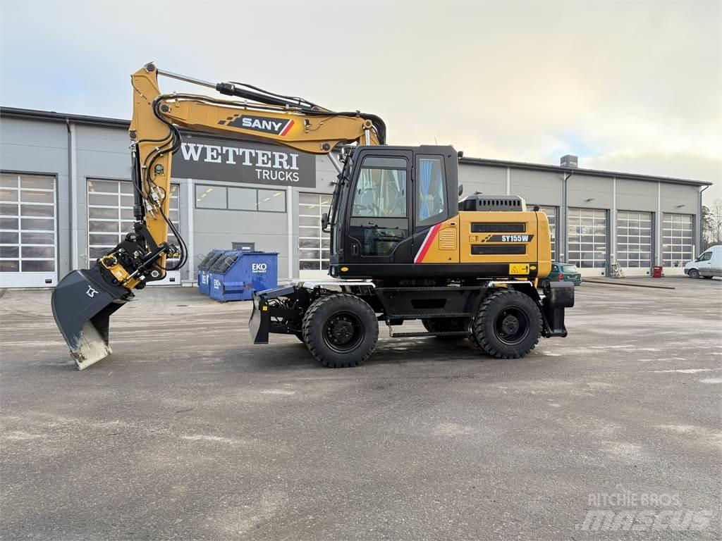 Sany SY155W Колёсные экскаваторы