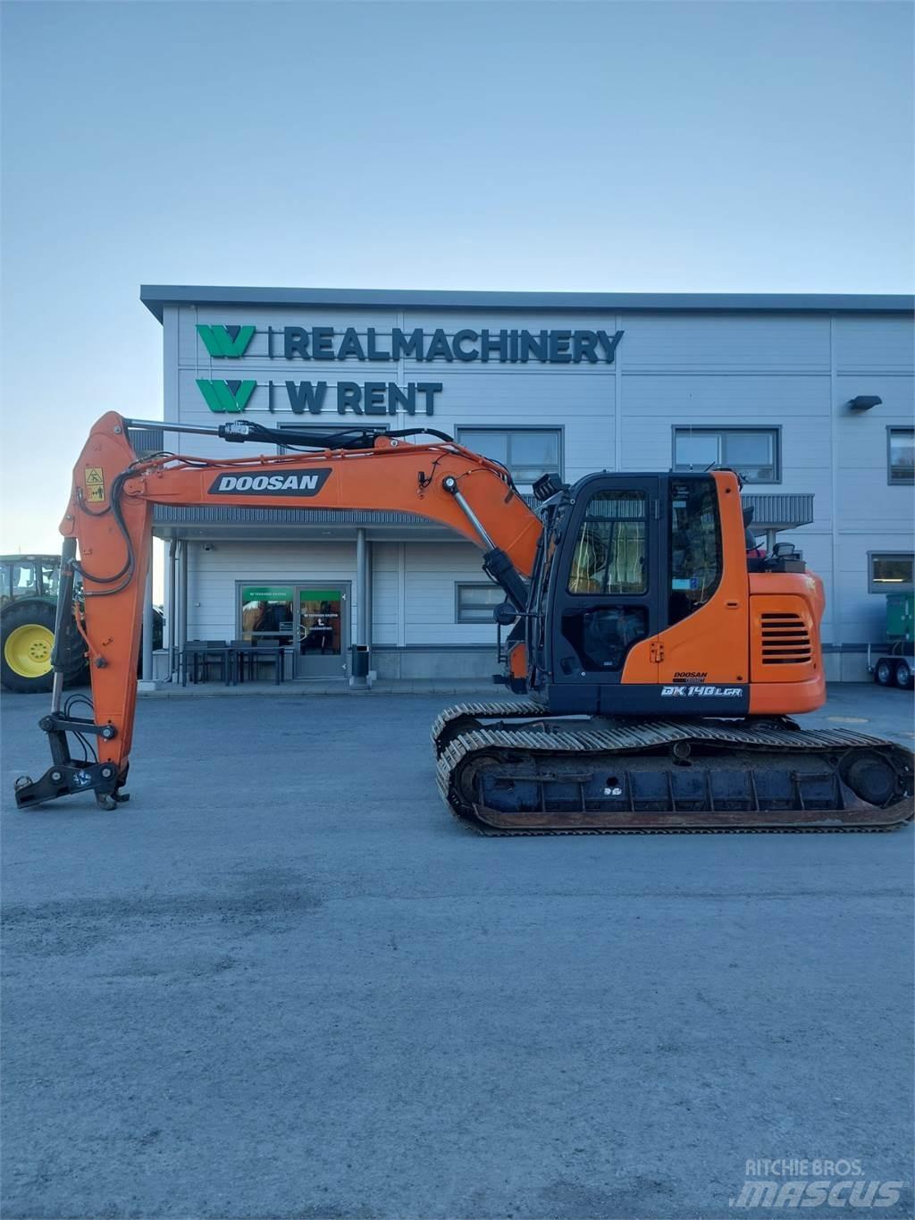 Doosan DX 140LCR 7 Гусеничные экскаваторы