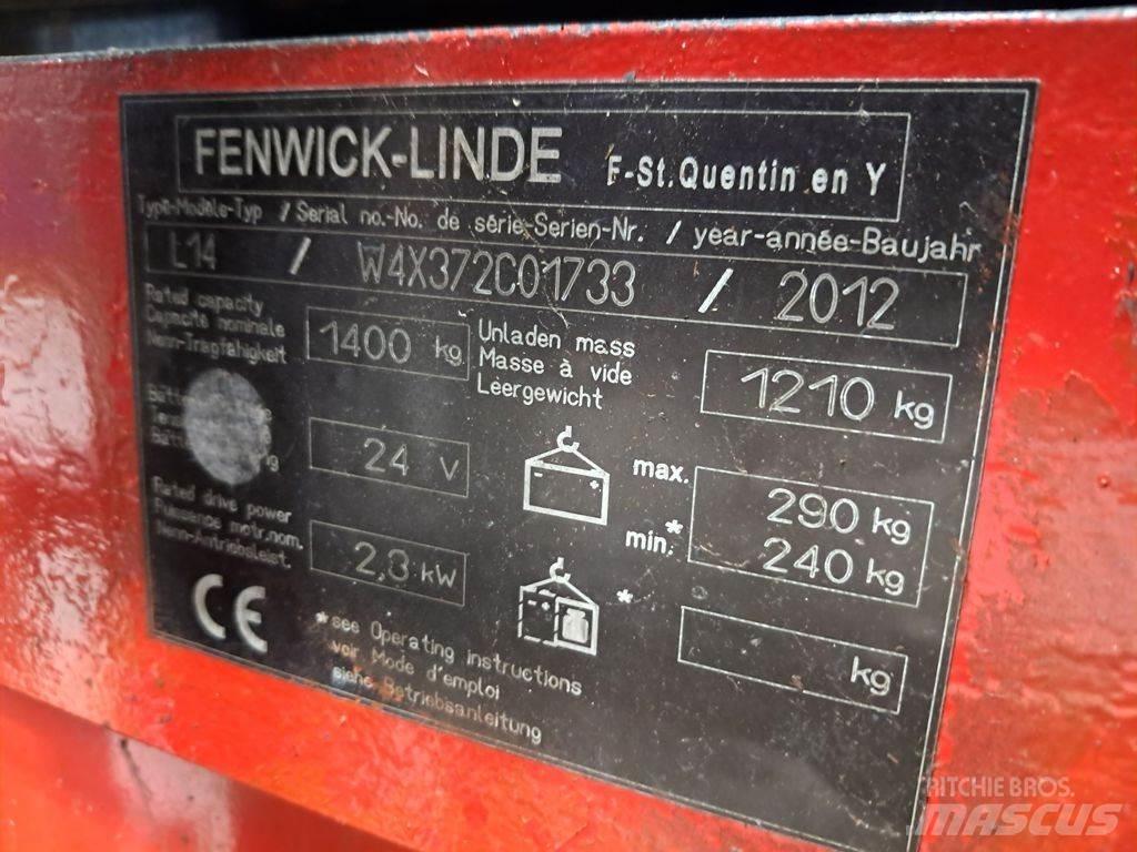 Linde L14 Ручные штабелёры с электроподъёмом