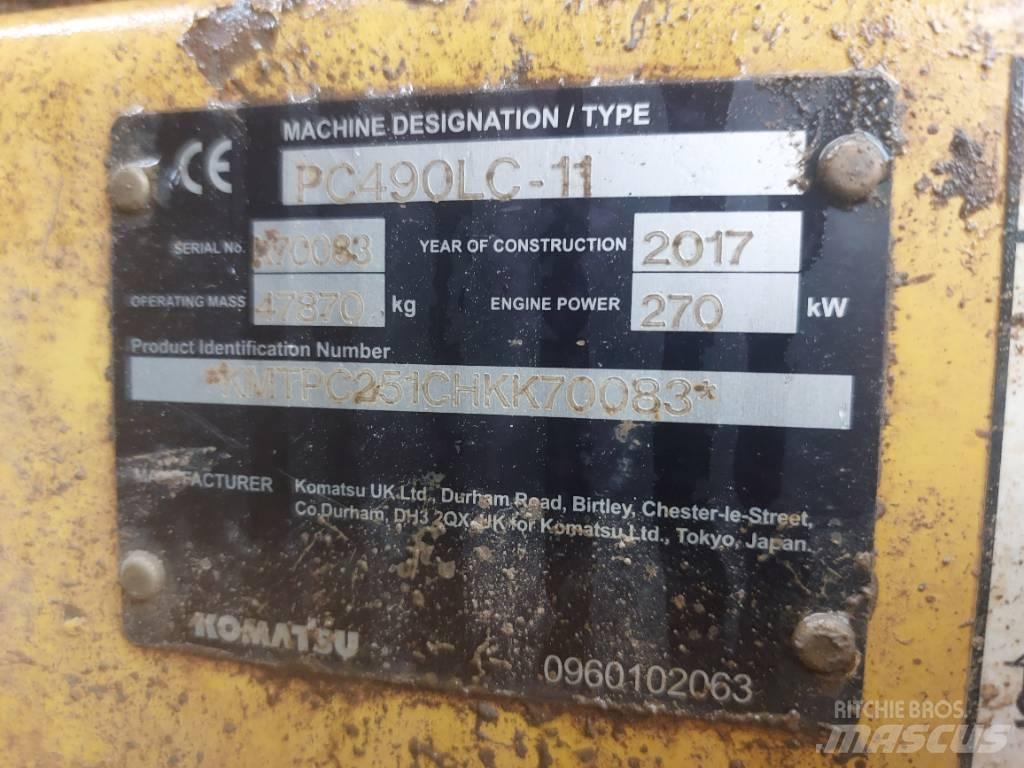 Komatsu PC490LC-11 Гусеничные экскаваторы