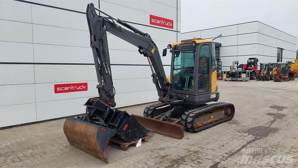 Volvo ECR50D Колёсные экскаваторы