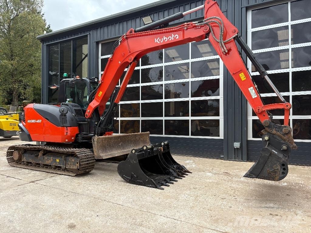 Kubota KX 080 Малые экскаваторы 7т-12т