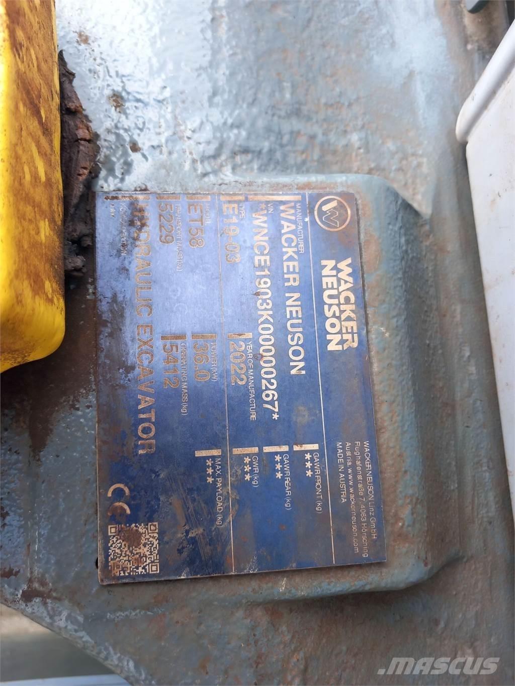 Wacker Neuson ET58 Гусеничные экскаваторы