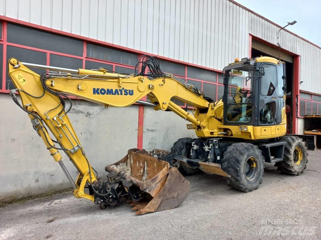Komatsu PW 98 MR Колёсные экскаваторы