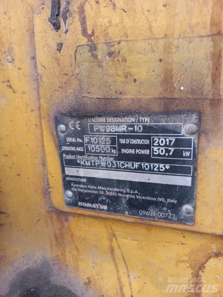 Komatsu PW 98 MR Колёсные экскаваторы