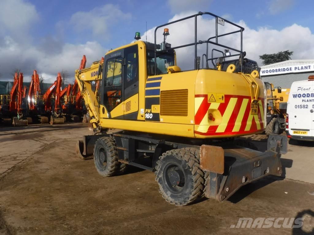 Komatsu PW 160-11 Колёсные экскаваторы