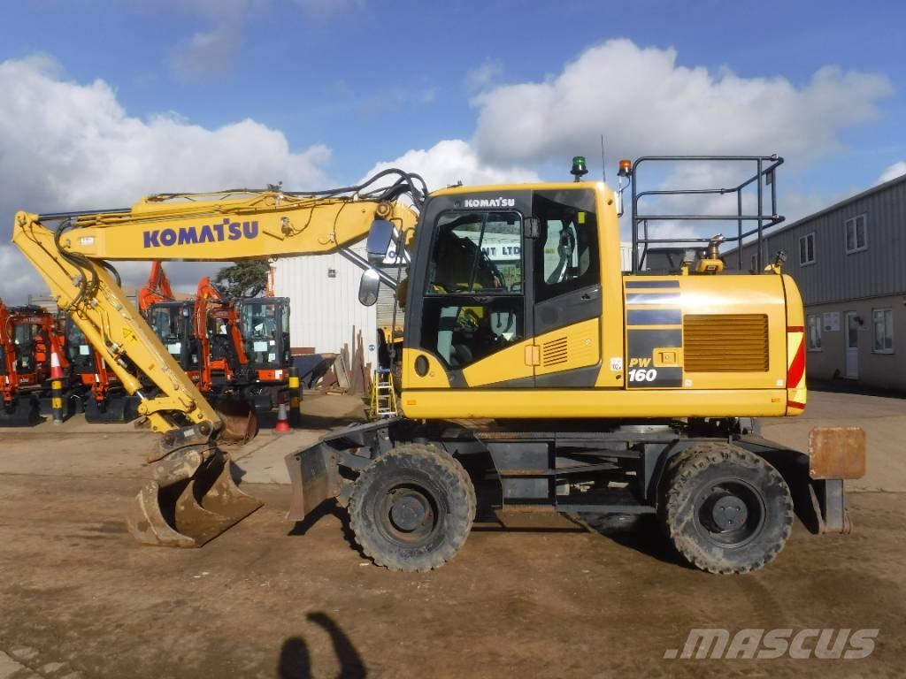 Komatsu PW 160-11 Колёсные экскаваторы