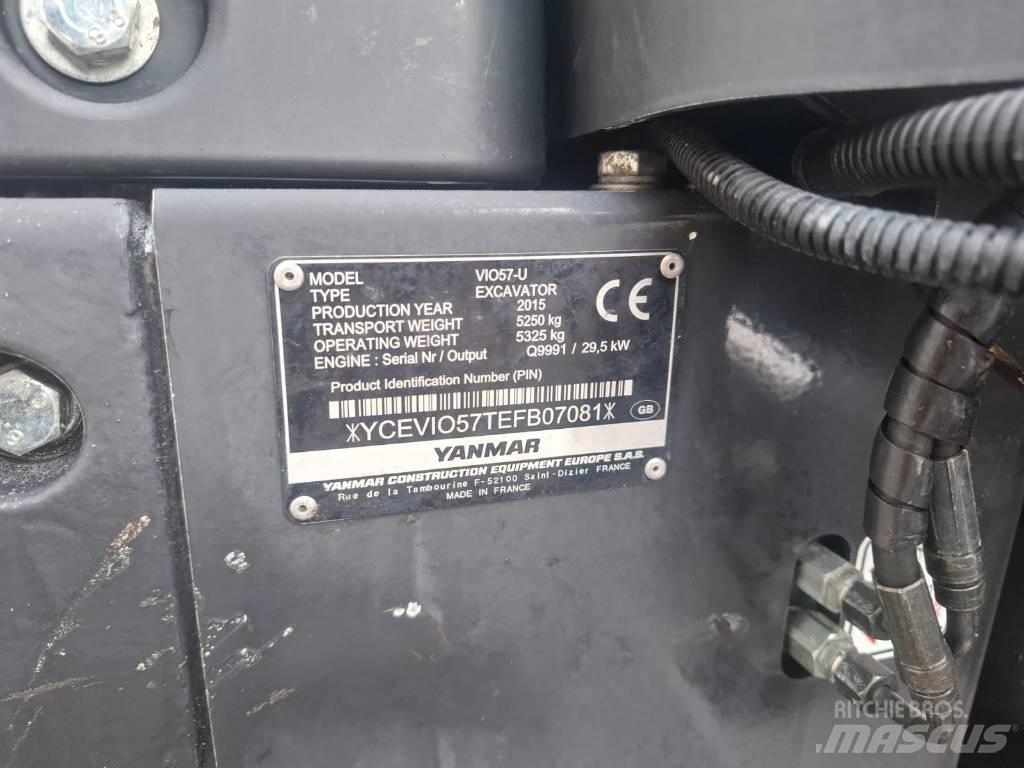 Yanmar Vio 57-U Мини-экскаваторы