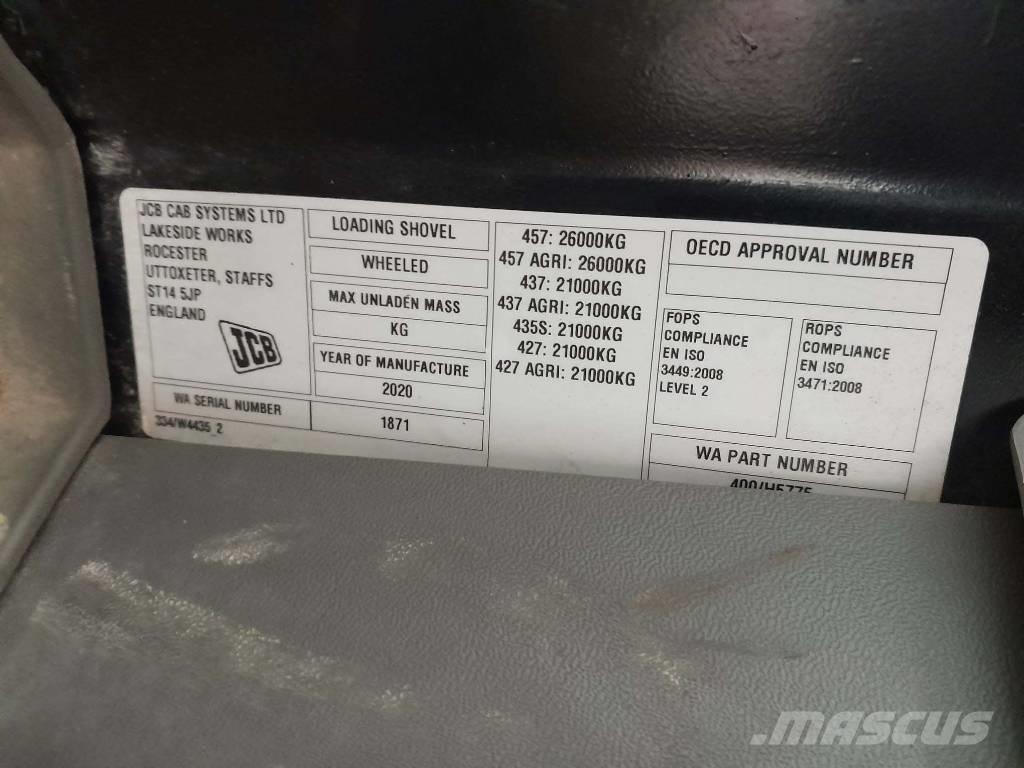 JCB 457 ZX Фронтальные погрузчики