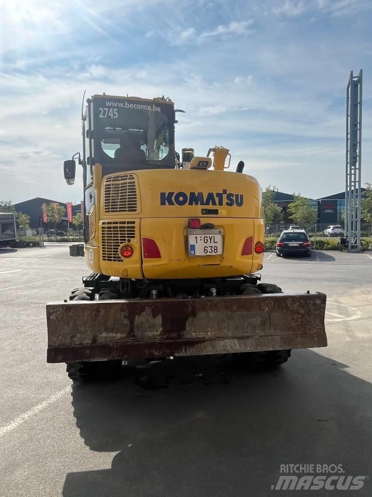 Komatsu PW98MR-10 Колёсные экскаваторы