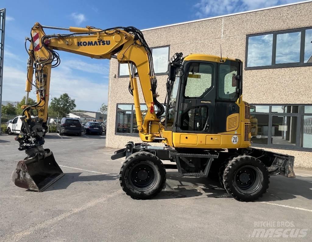 Komatsu PW98MR-10 Колёсные экскаваторы