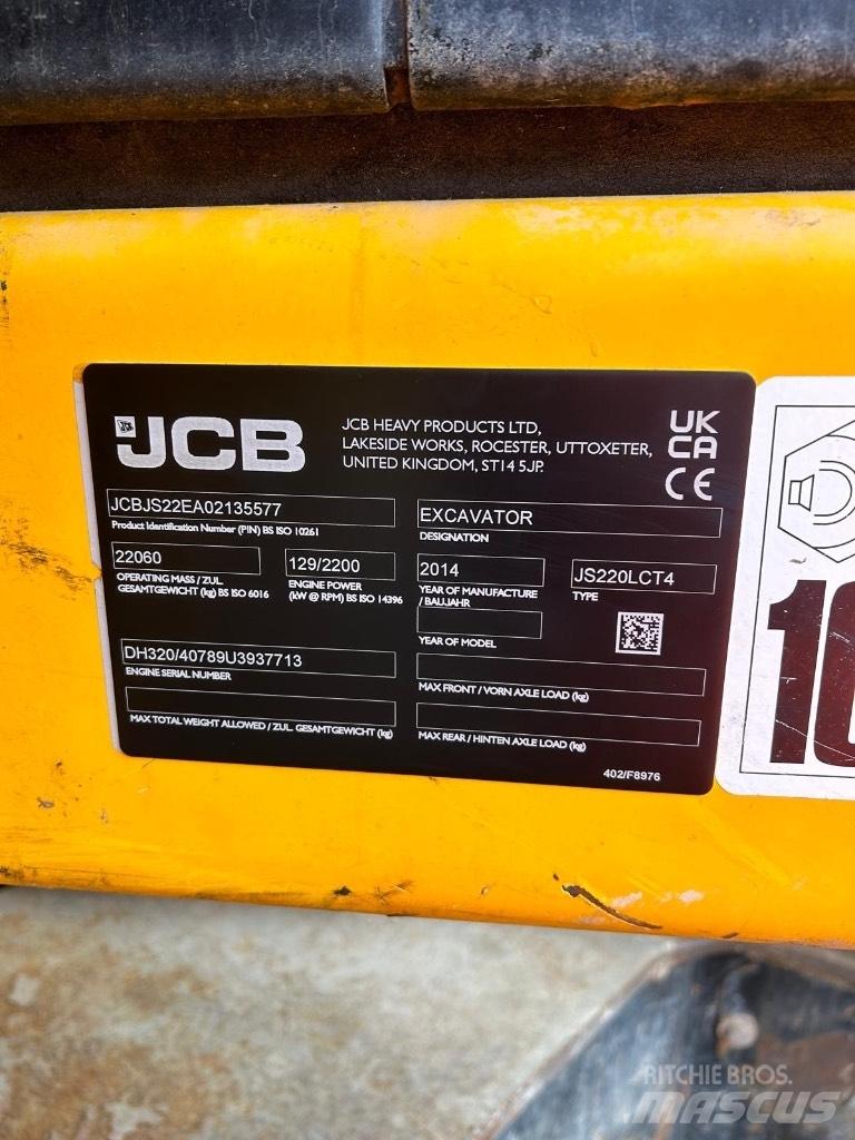 JCB JS 220 LC Гусеничные экскаваторы