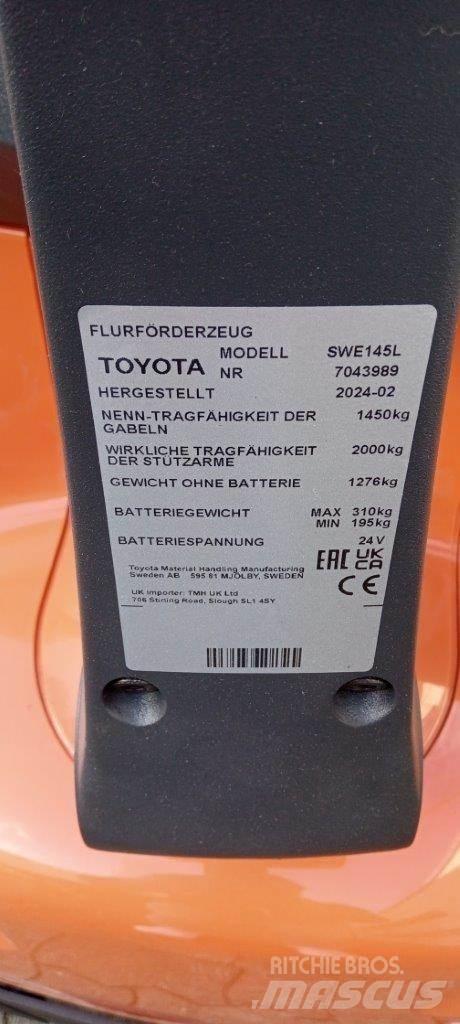 Toyota BT SWE145L Ручные штабелёры с электроподъёмом