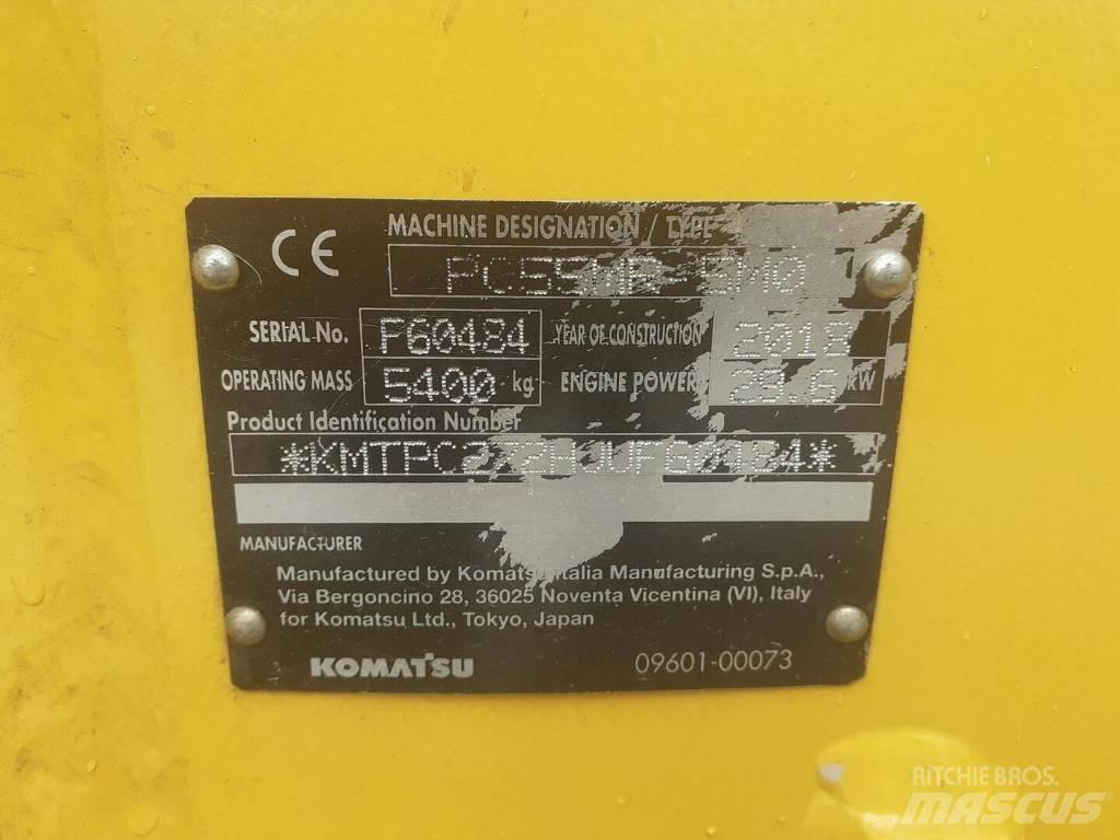 Komatsu PC 55 MR-5 Гусеничные экскаваторы