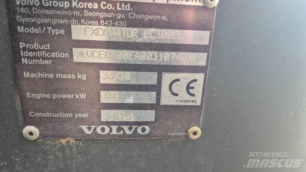 Volvo EC300EL Гусеничные экскаваторы