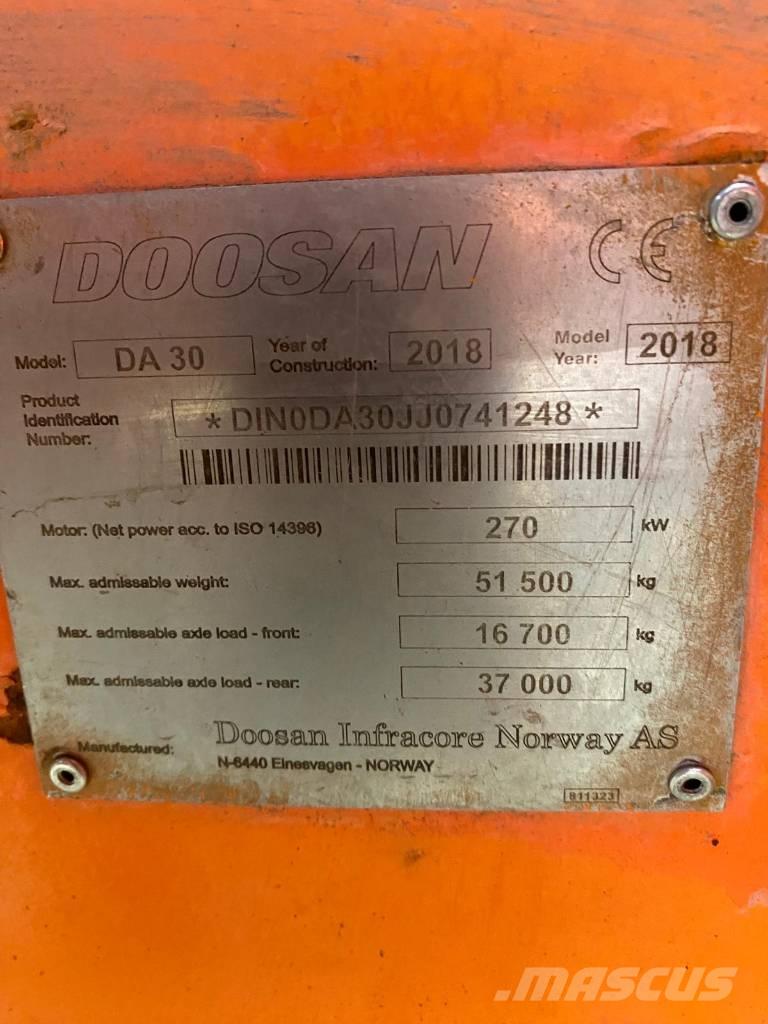 Doosan DA 30 Шарнирно-сочленённые самосвалы