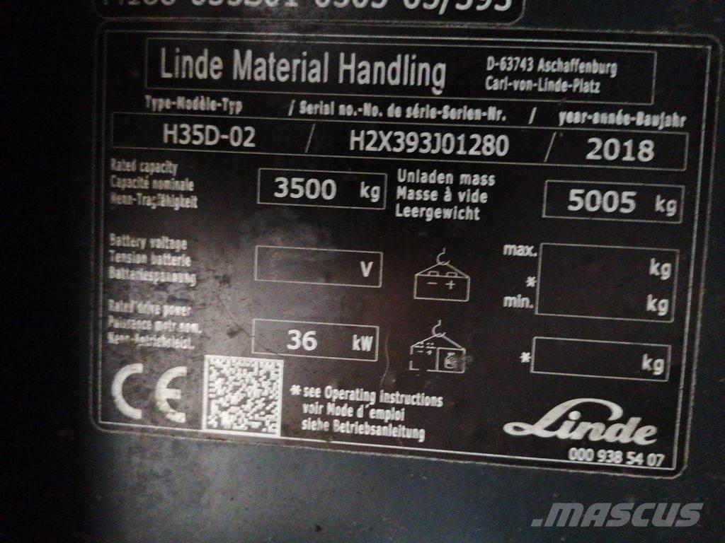 Linde H35D-02 Дизельные погрузчики