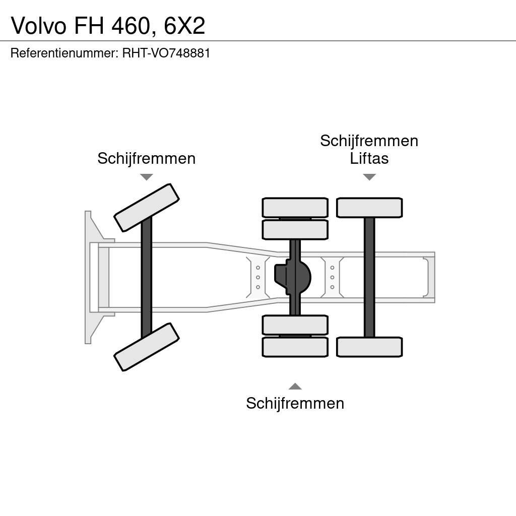 Volvo FH 460, 6X2 Седельные тягачи