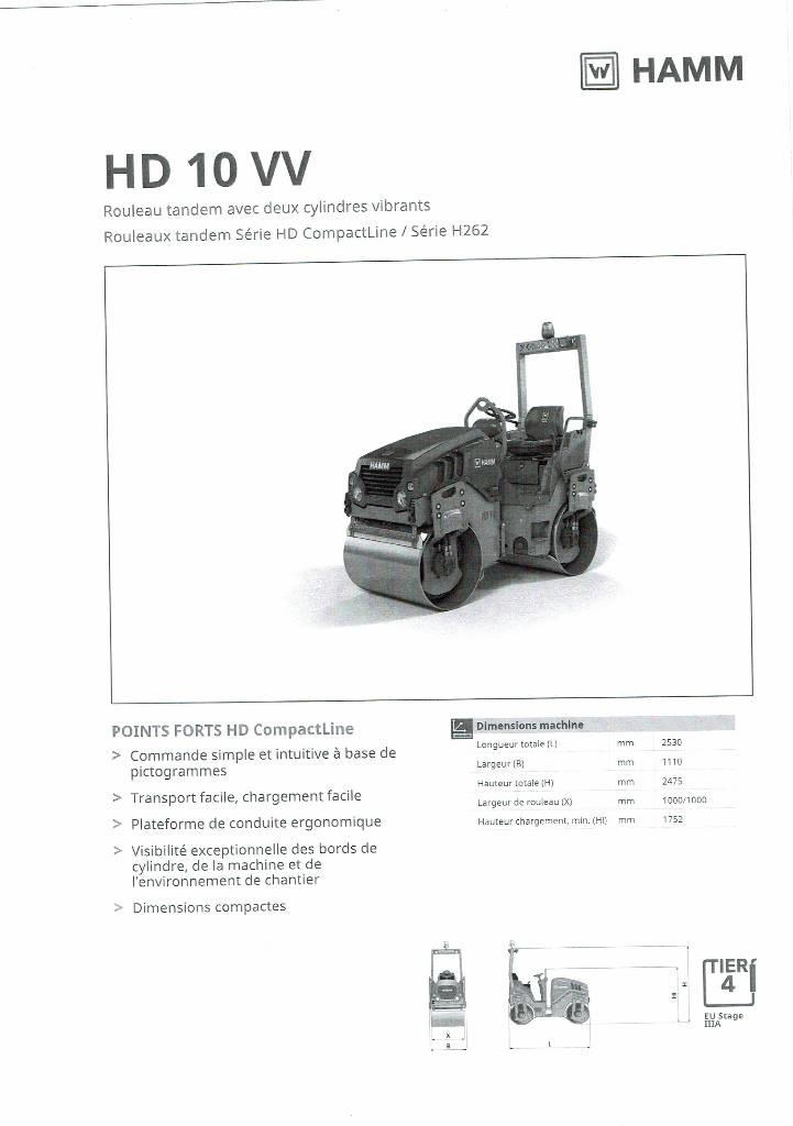 Hamm HD 10 VV Катки тротуарные