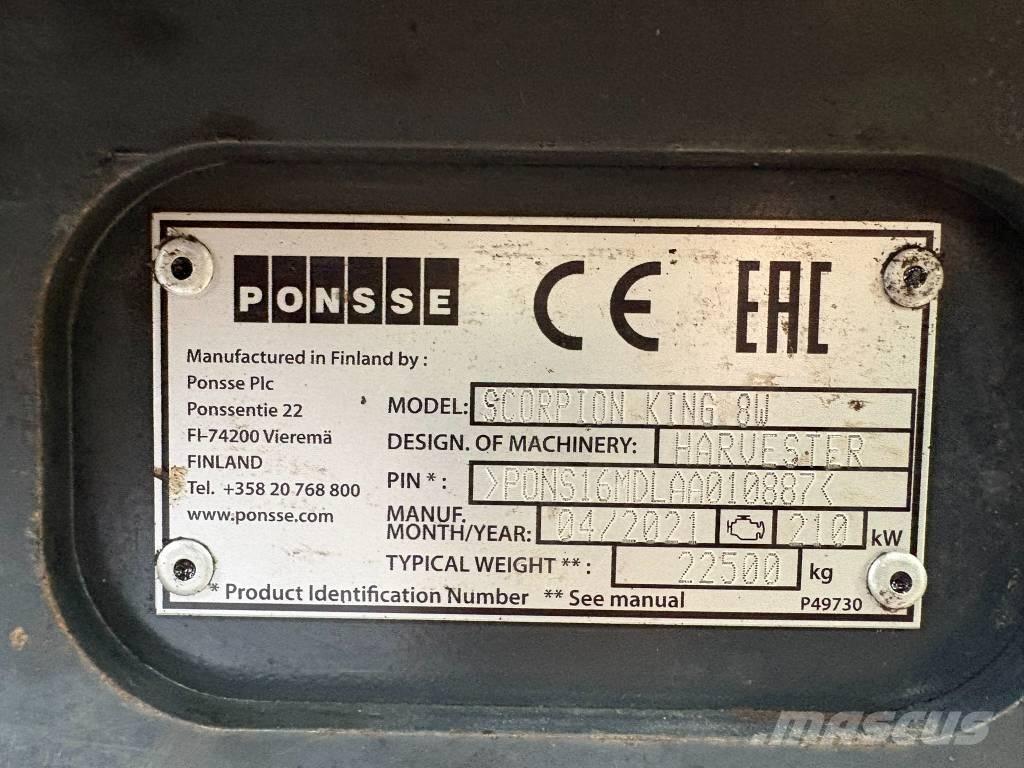 Ponsse Scorpion King Харвестеры
