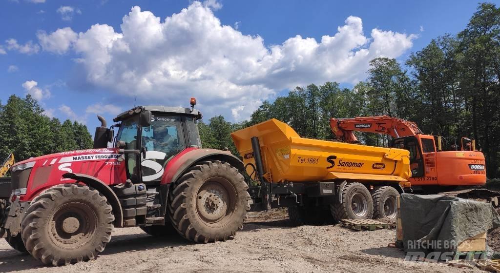 Stronga DL1000HP Самосвальные прицепы