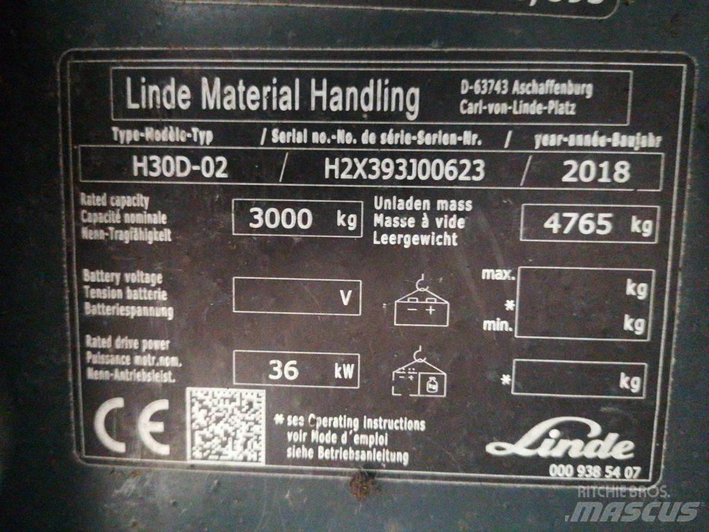 Linde H30D-02 Дизельные погрузчики