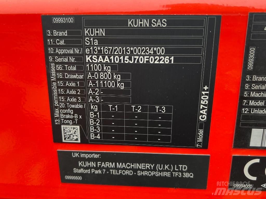 Kuhn GA 7501 Грабли-ворошилки